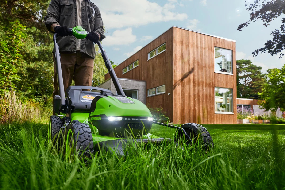 Greenworks POWERALL 48V (24V x 2) Rasenmäher 46cm mit Radantrieb Gen. II