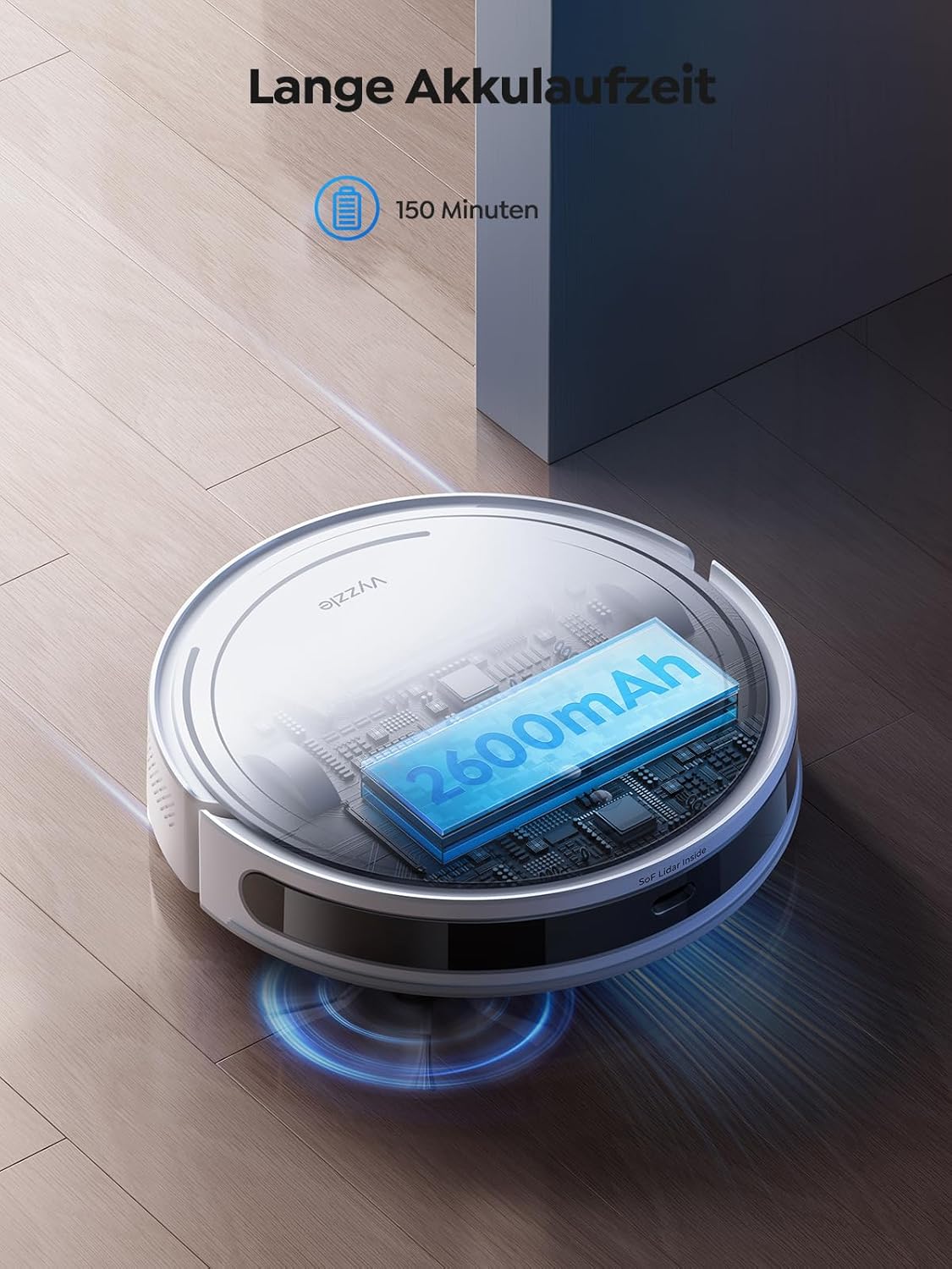 Vyzzle D10 Saugroboter mit Wischfunktion 5000Pa